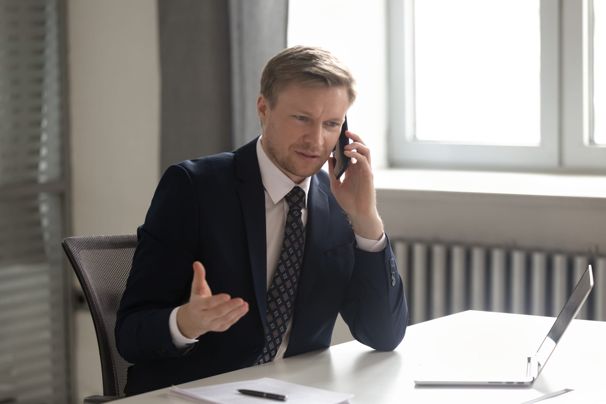 D. Bottero Appraiser on a call with a client